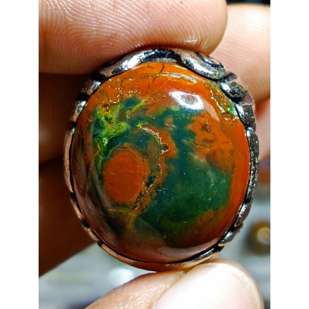 Batu akik Jamal ati ayam Motif [semar&gareng] Rare item Top Colector HQ R/9