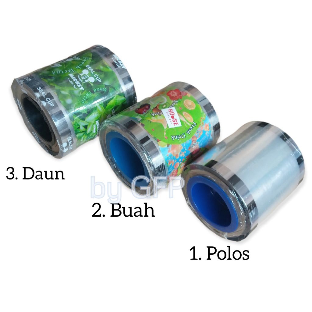 Plastik Cup Seal Roll - Sealer Tutup Minuman Es Teh Jumbo Jus Buah