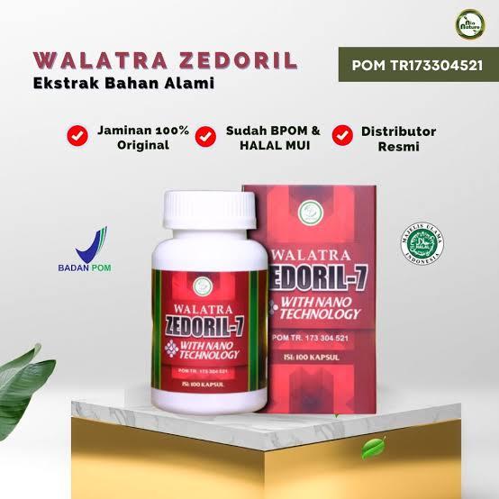 Zedoril7 Walatra - ORIGINAL asli kapsul zedoril 7