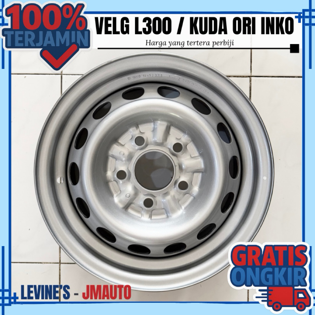 velg l300 original INKO ring 14 (harga perbiji) / peleg l300 diesel / velg kuda / pelak l300 ring 14