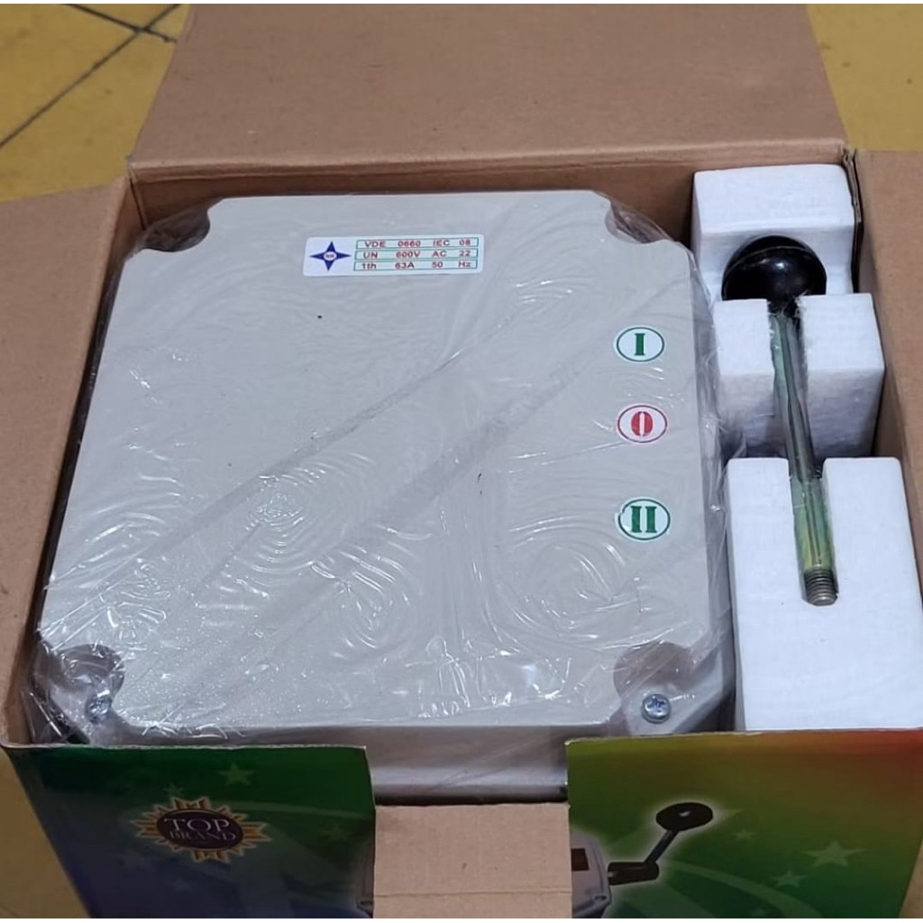 Ohm Saklar GZ Handle Cam Starter Model Pisau 63 Ampere Merk NK