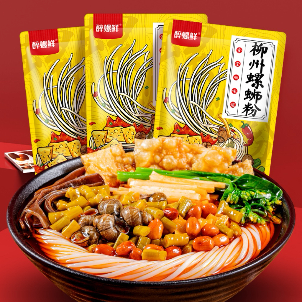 Mie Instan Luosifen Liuzhou NON HALAL - Kuah Pedas Asli China