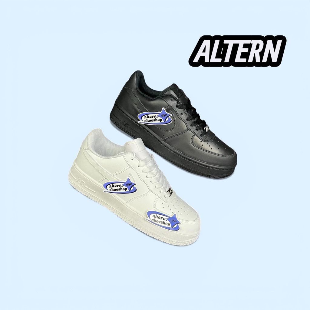 Sepatu Unisex-AF 1 Black/white