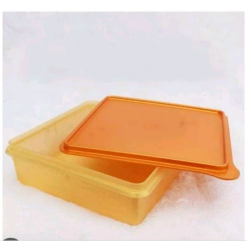 TUPPERWARE ORIGINAL 100% NEW SNACK STOR / SLICE N STOR / LARGE SNACK STOR / WADAH KUE / ANEKA PENYIM