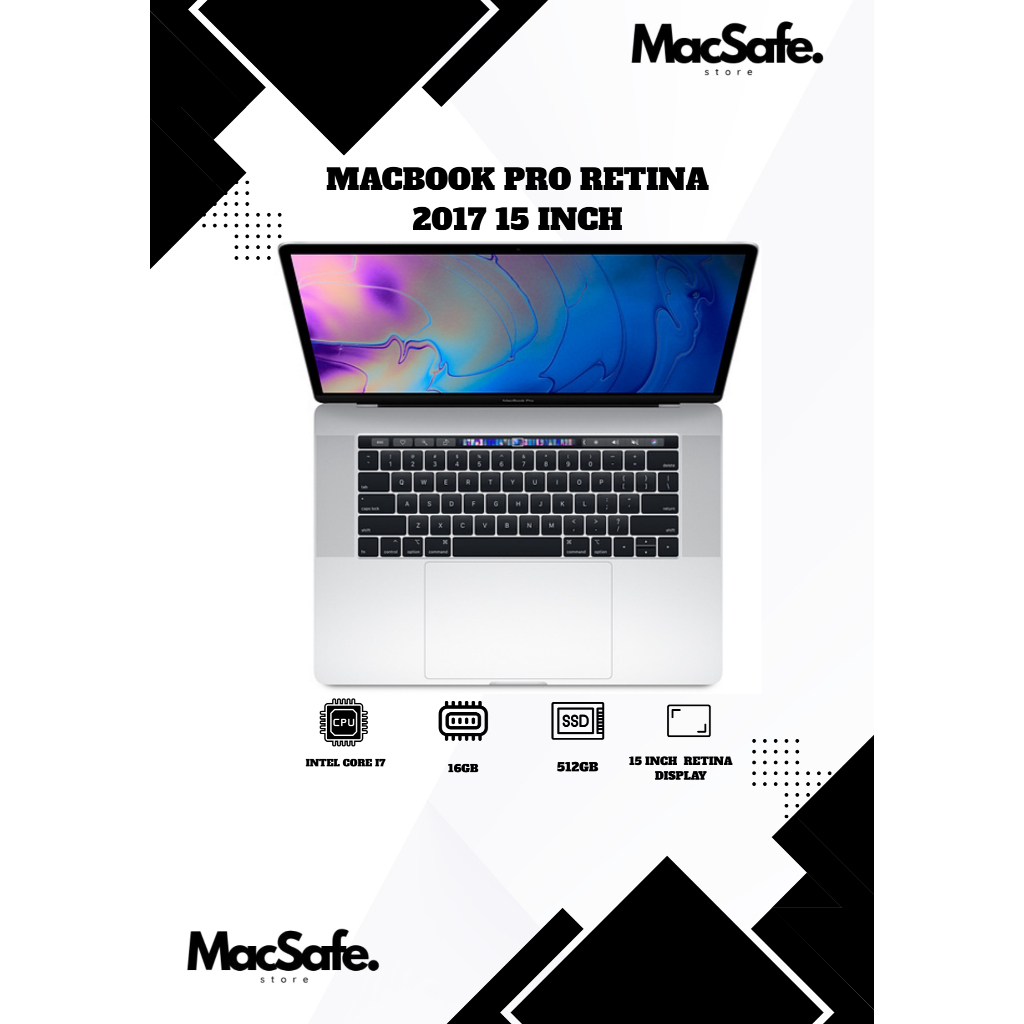 OBRAL MURAH MACBOOK PRO 2017 15 INCH TOUCHBAR DUAL VGA 512GB SECOND ORIGINAL