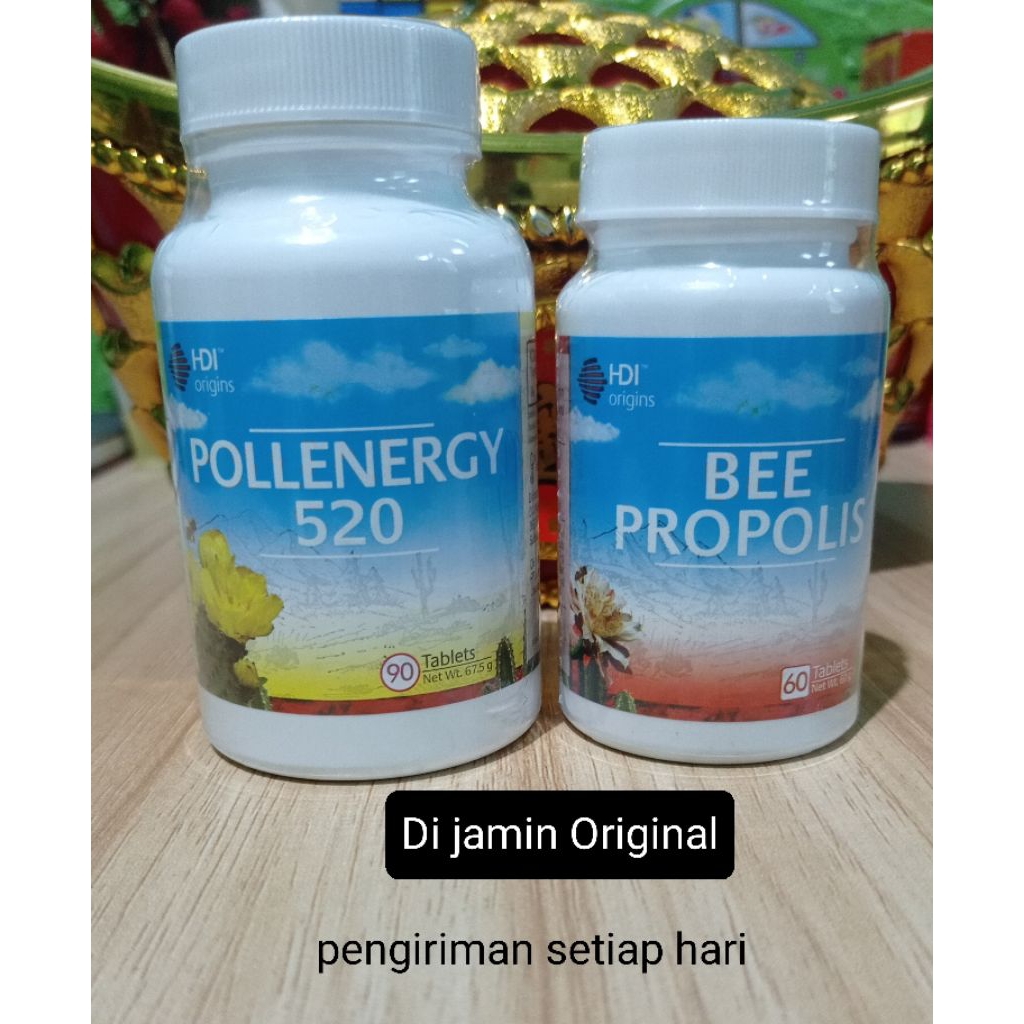 BEE PROPOLIS & POLLENERGY 520 100%ORI EXP TERBARU 2027