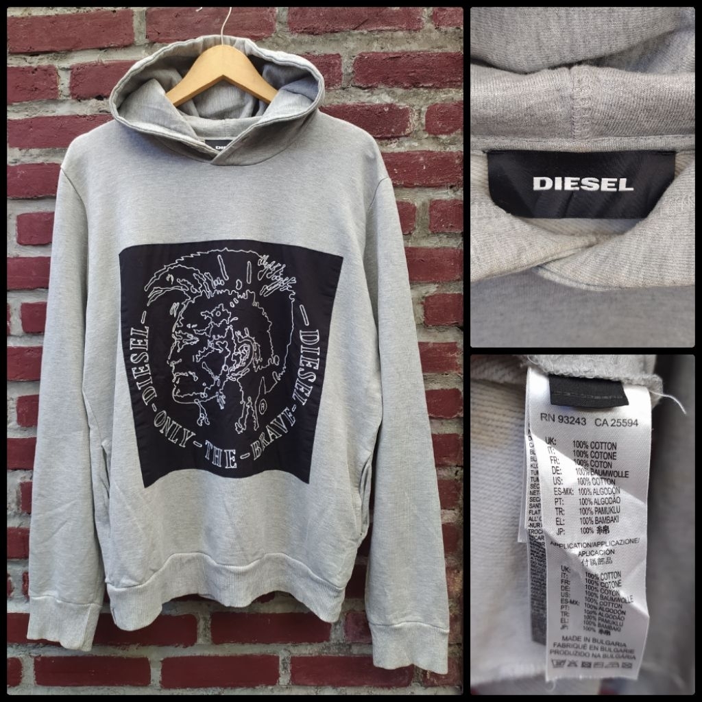 Hoodie Diesel Only The Brave