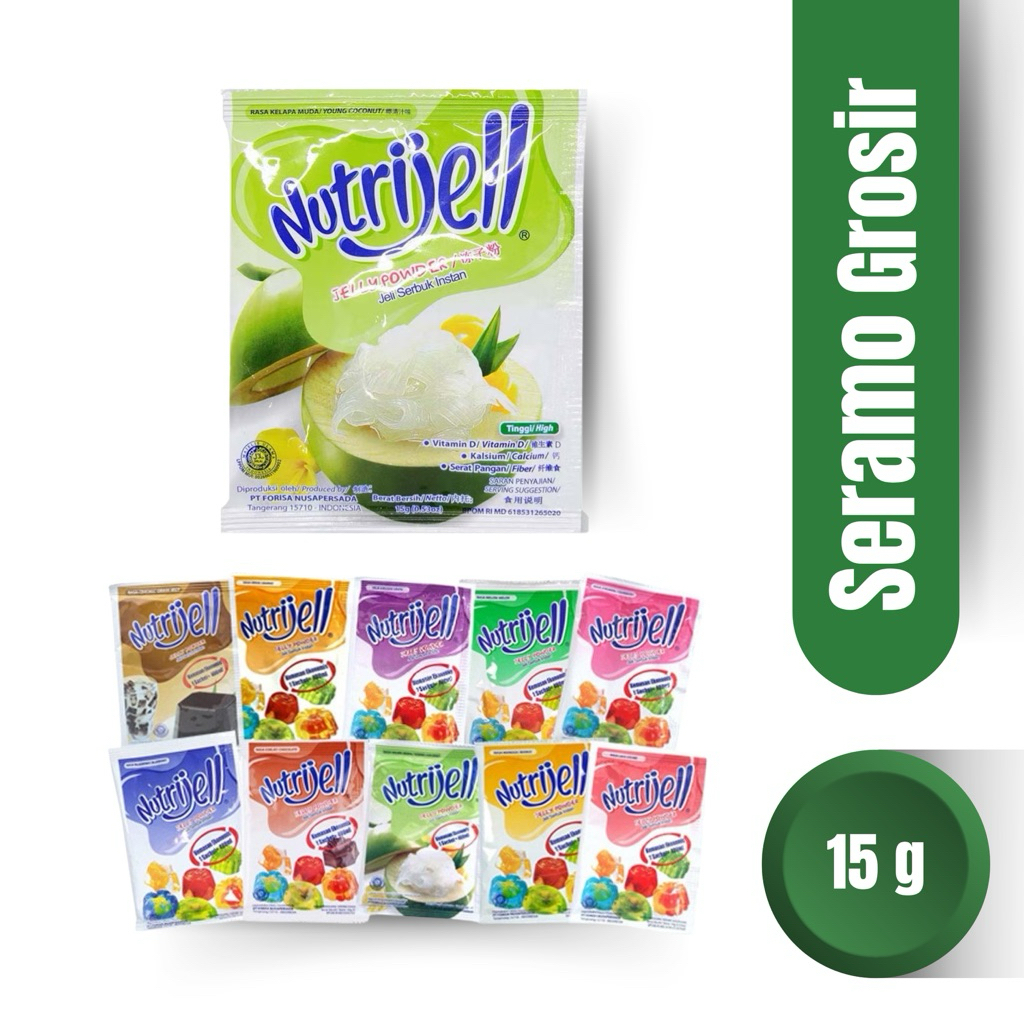 Nutrijel Kelapa Muda 15 Gram Snack Sehat