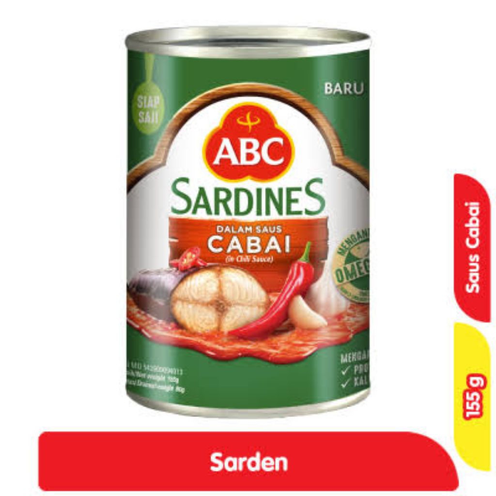 SARDEN ABC KALENG 155GR SARDEN CABAI