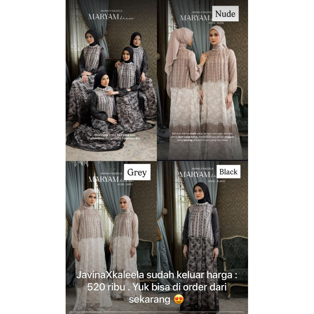 Javina x Kaleela Kolab Official ORIGINAL