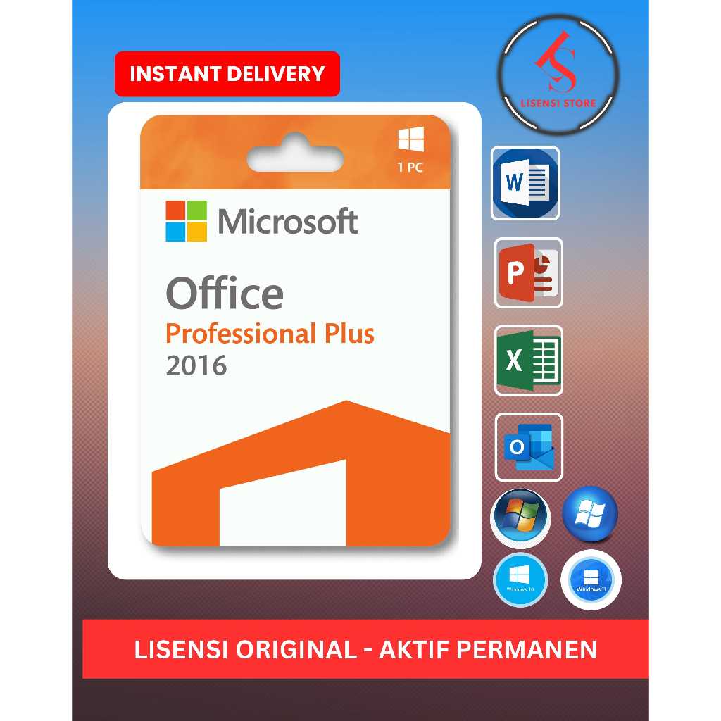 Aktivasi Office 2016 Pro Plus - Office2016 - Lisensi Office 2016 Lifetime Permanen