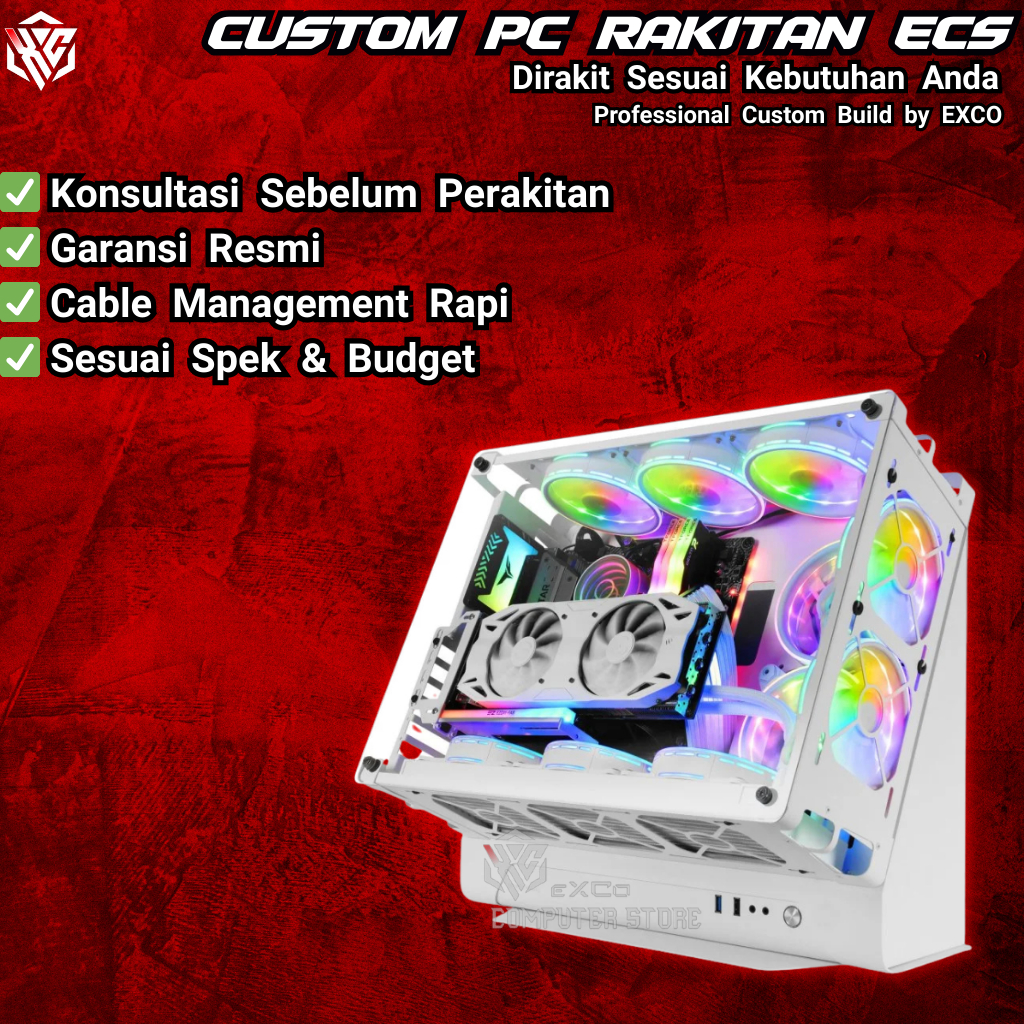 Custom PC Rakitan ECS 1.7 - Custom PC Rakitan EXCO Computer Store