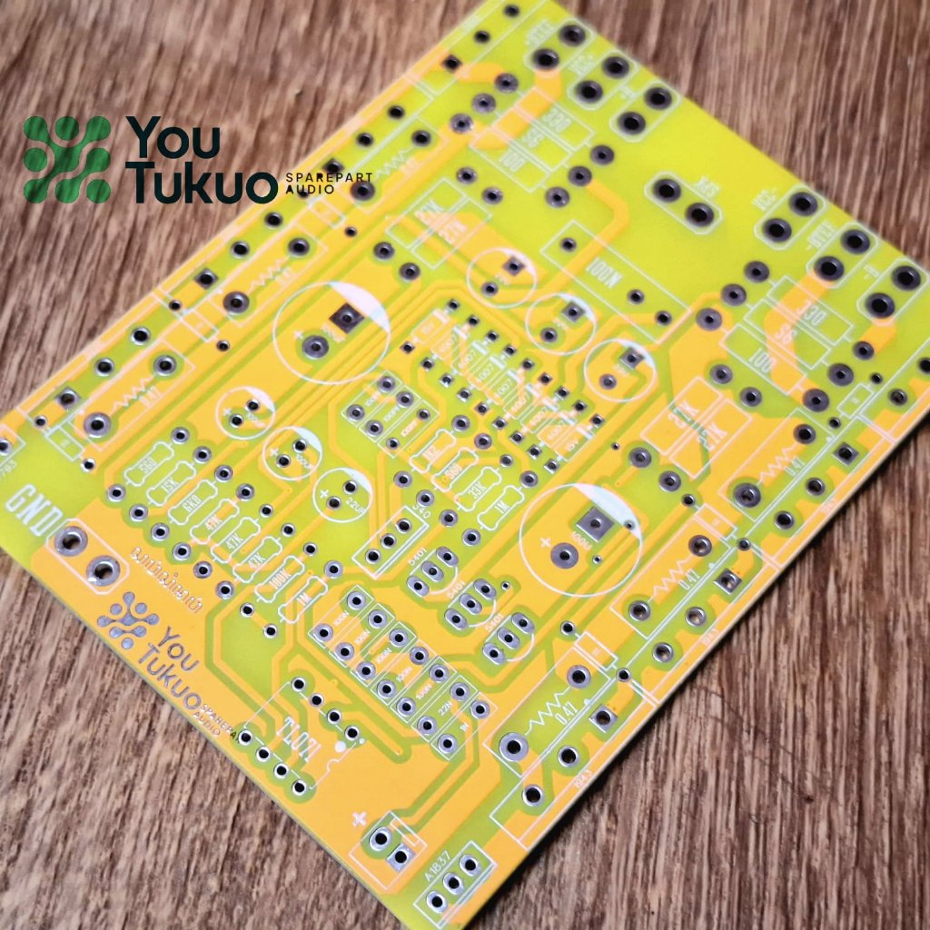 PCB SOCL 506 TEF Amp 2U with Tr Final Dauble Layer power suplly