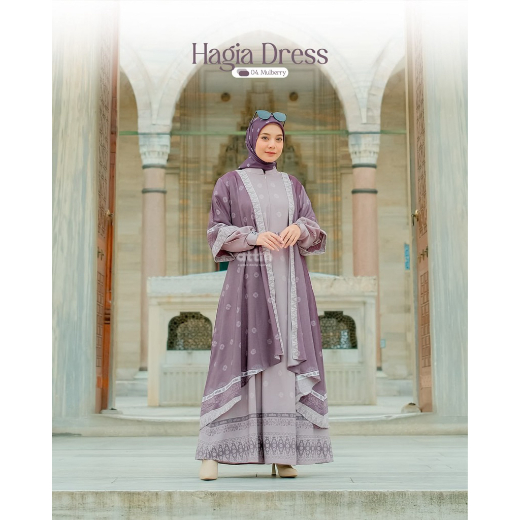 Preloved Hagia Dress Attin Gamis