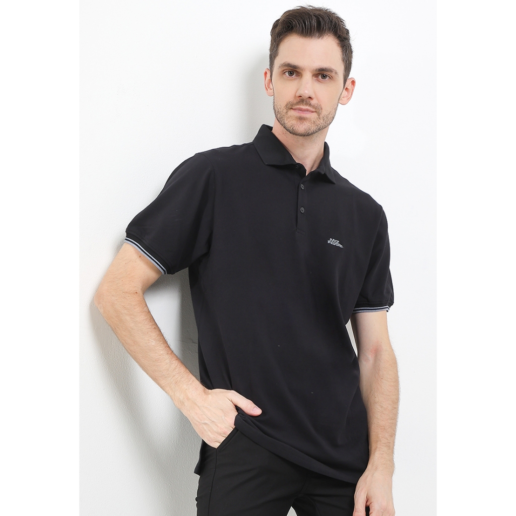 No Fear - Sidelist Regular Fit Polo Shirt - Black