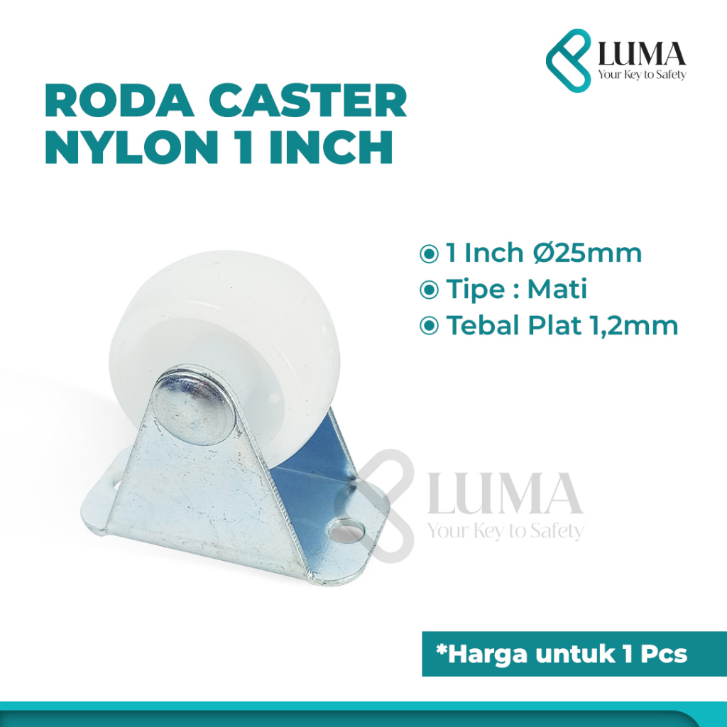 Roda Caster Nylon 1" Inch - Mati