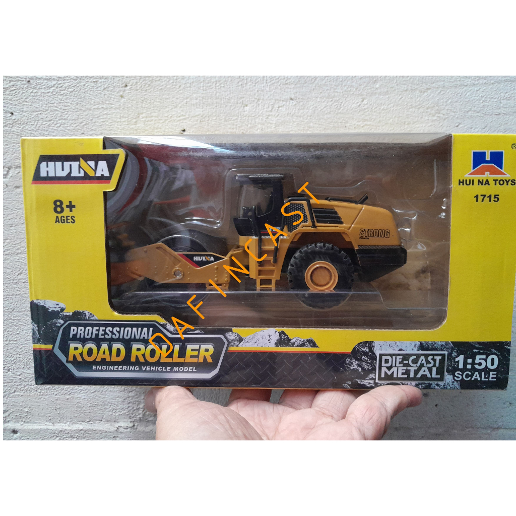 HUINA 1815 ROAD ROLLER SKALA 1?60 METAL ALLOY TOYS