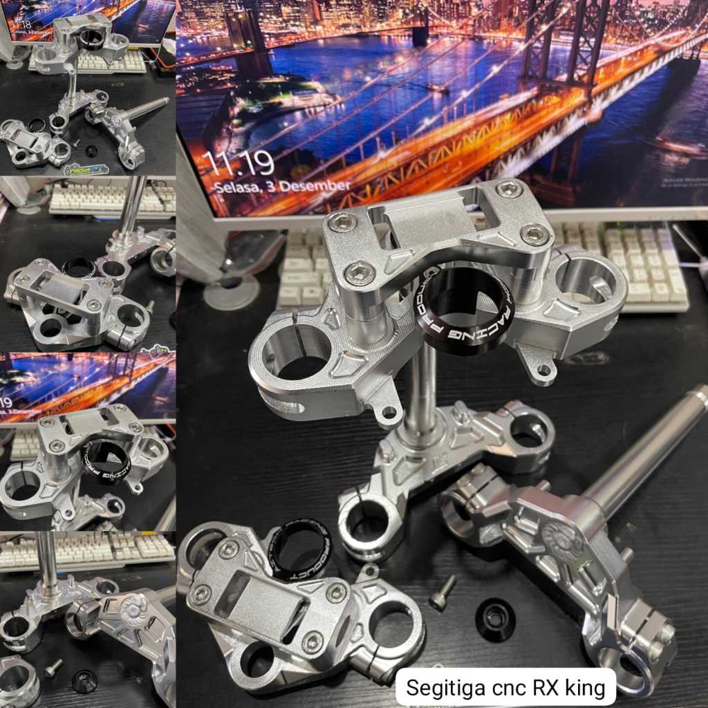 segitiga CNC RX king aitech silver