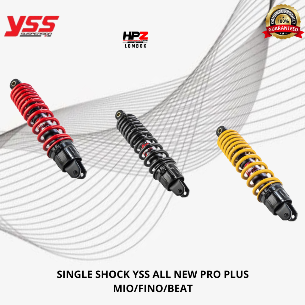 SINGLE SHOCK YSS ALL NEW PRO PLUS MIO/FINO/BEAT | SHOCK BELAKANG