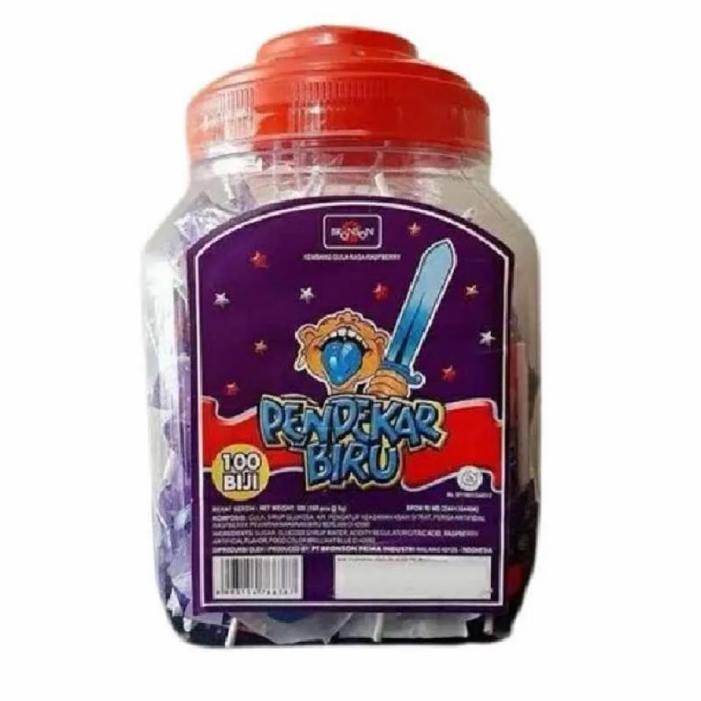 PERMEN PENDEKAR BIRU / PERMEN HOT PENDEKAR BIRU TOPLES