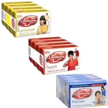 Sabun Mandi Batang LIFEBUOY 75Gr (1 Pack isi 3 Pcs)