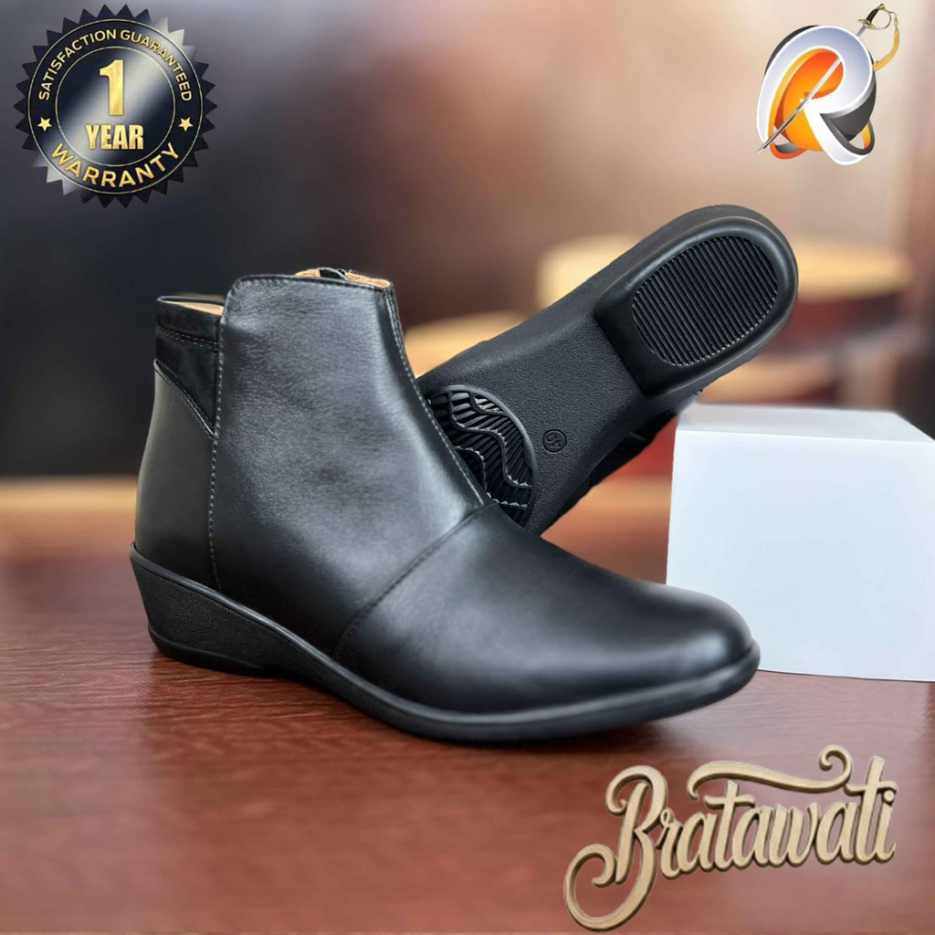 Sepatu Radent-Sepatu Pdl Lantas Polwan Bratawati/Sepatu Pdh Polwan/Sepatu Polwan Lantas/Sepatu Boot 