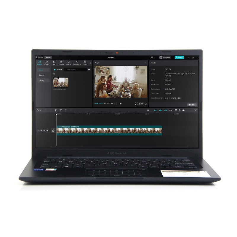 ASUS Laptop VivoBook X1404VA-I712512 Baru Intel i7 1355U 12GB RAM Windows 11