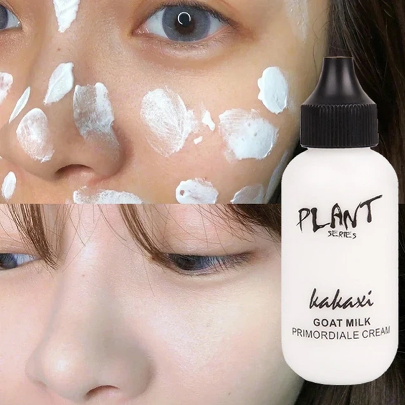 Plant Series Kakaxi Goat Milk Cream Foundation Pencerah Wajah Tahan Lama