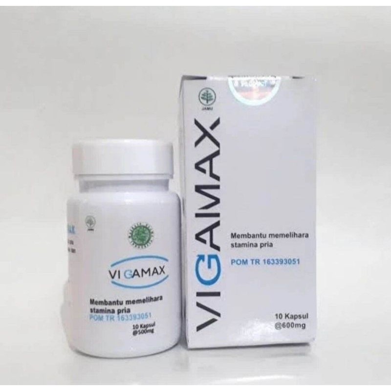 VIGAMAX Herbal Capsule – Suplemen Vitalitas Dewasa – Kemasan Box