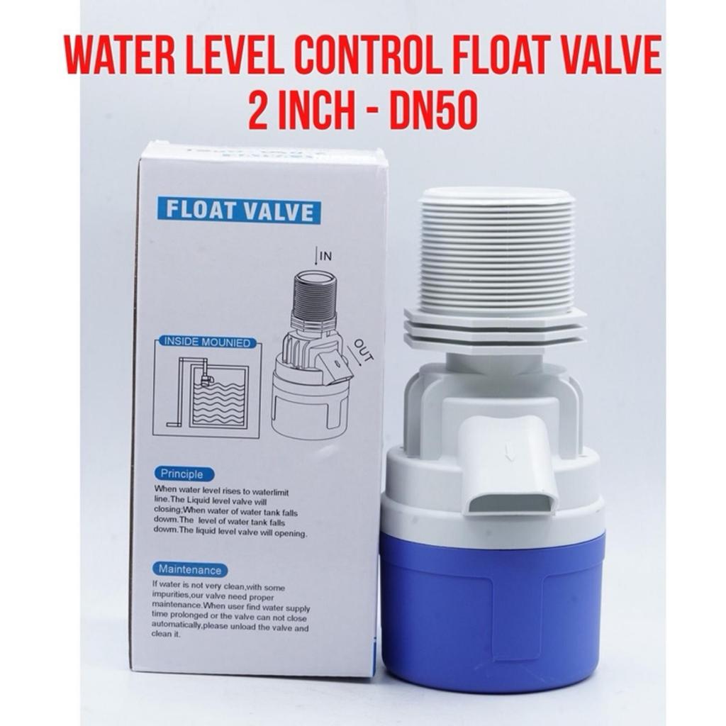 Blue Pelampung Otomatis Vertikal Tegak Kran Keran Bak Air 2 Inch