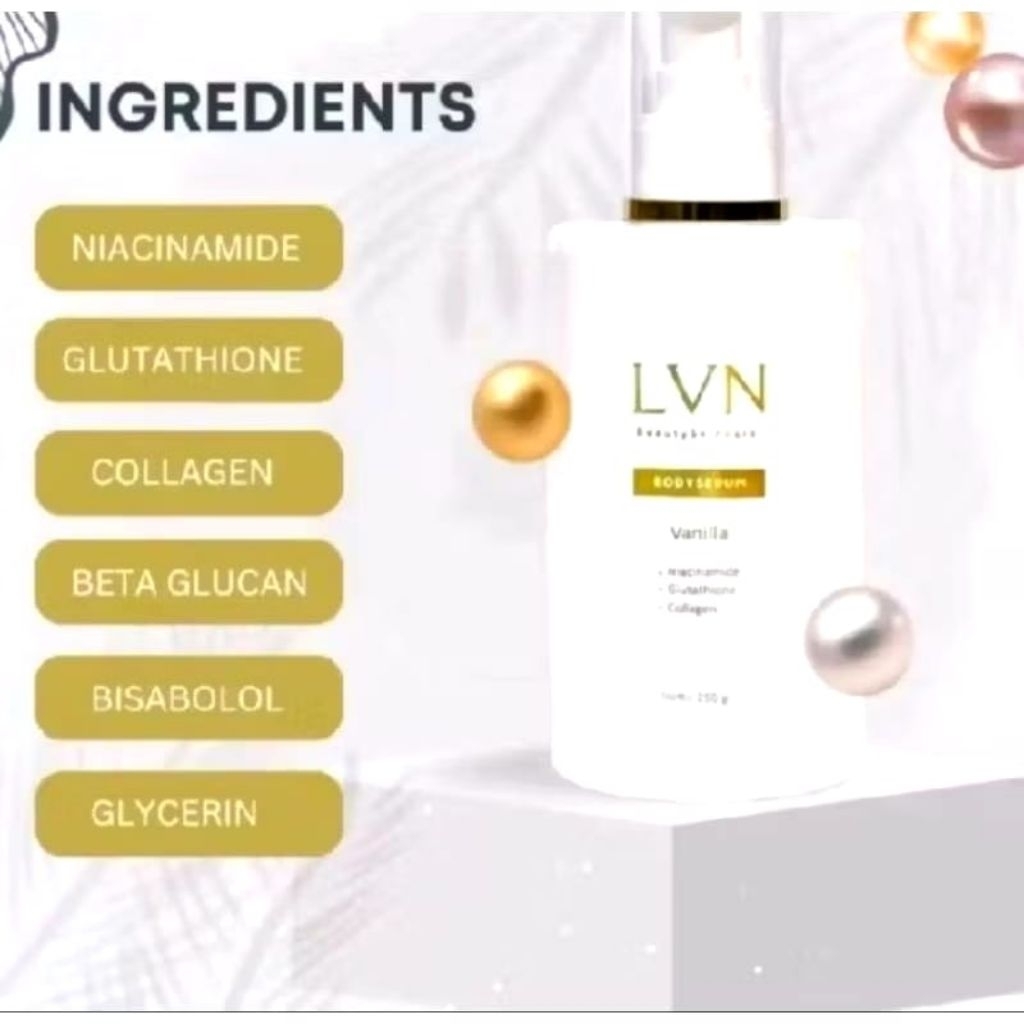 LVN Face and Body Serum Brightening Original BPOM