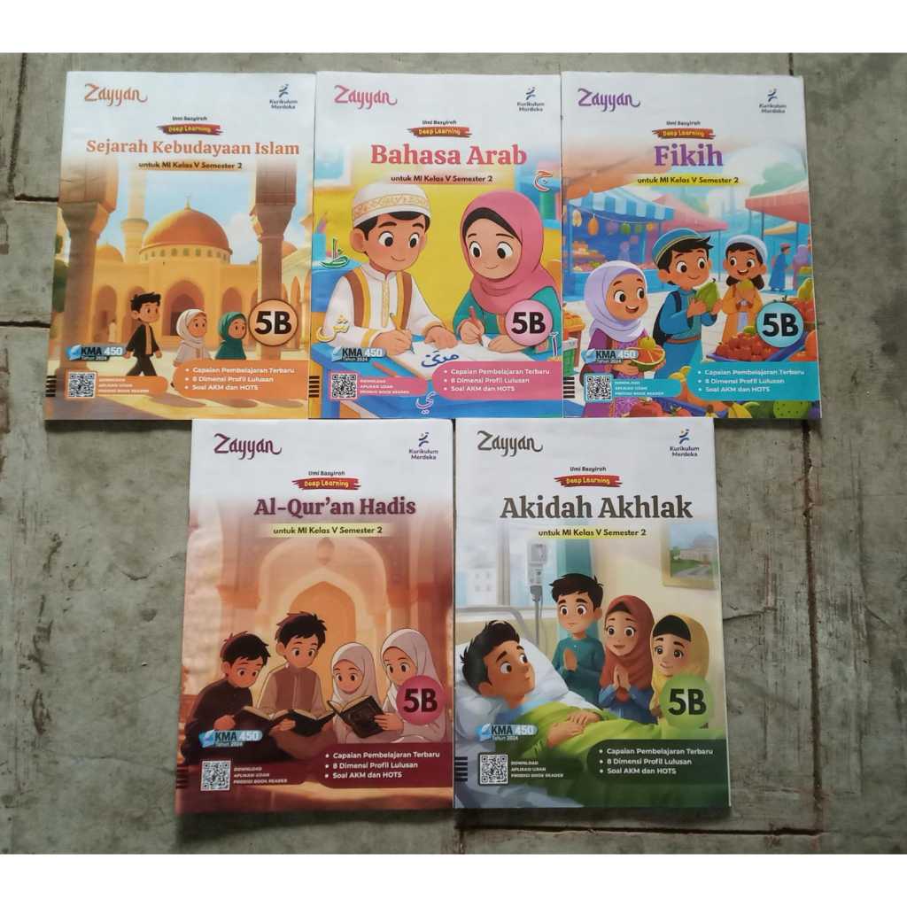 LKS Zayyan Untuk MI Kelas 5 Semester 2 Tahun 2025/2026 Semua Mapel ( 5 Mapel ) + Softcopy Kunci Jawa