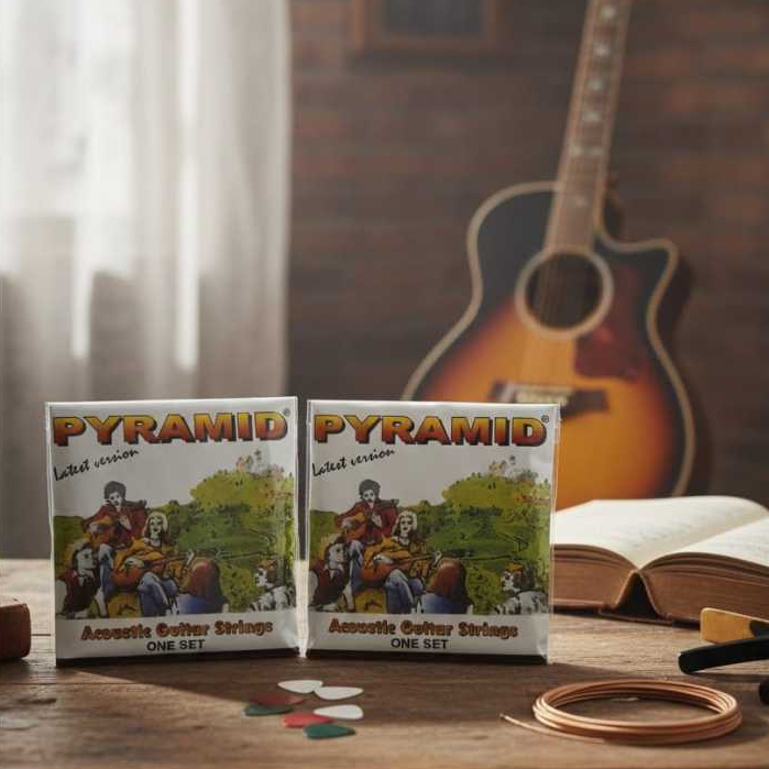 Senar Gitar Pyramid String / 1 set senar gitar / Pyramid