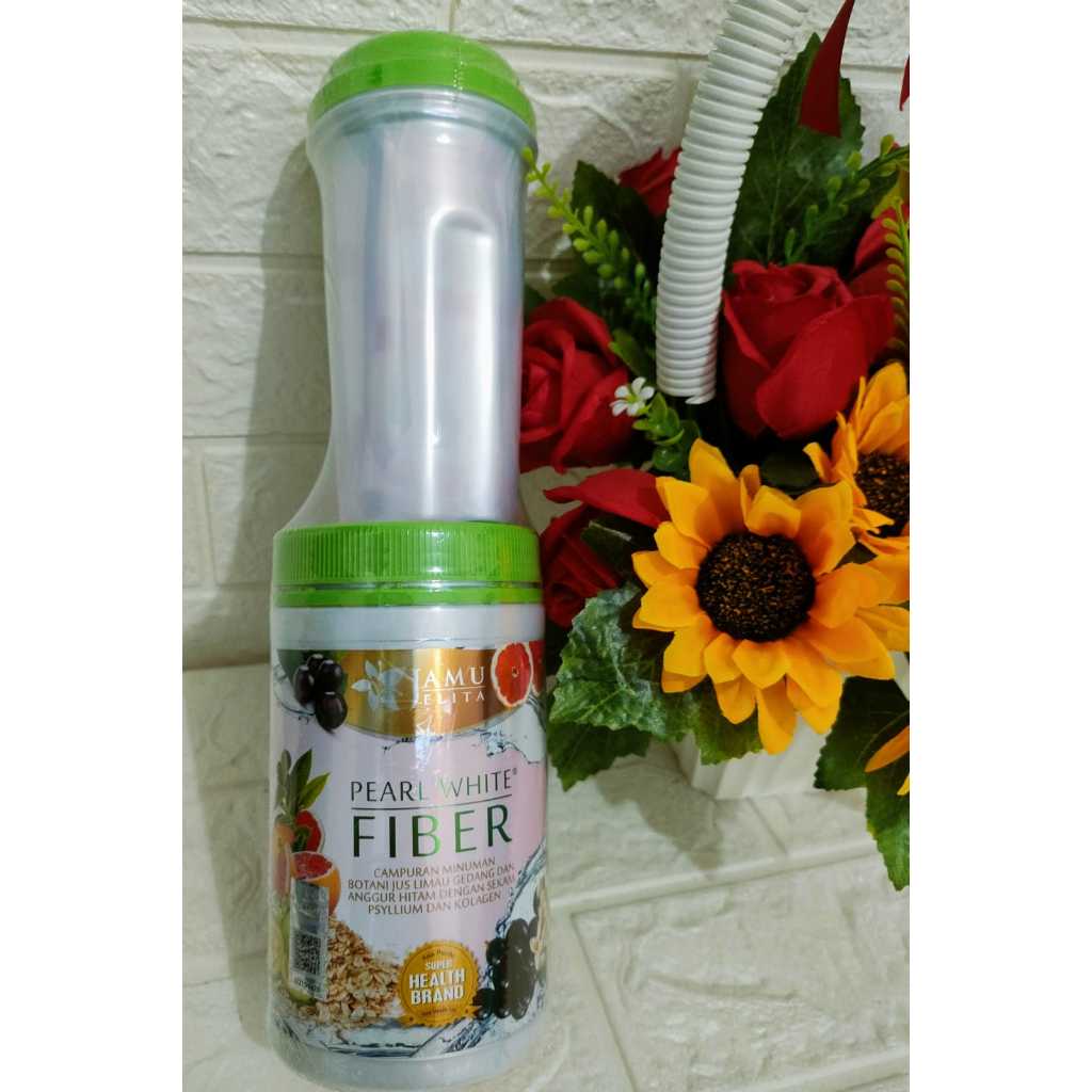 FIBER PEARL WHITE FIBER JAMU 400gr