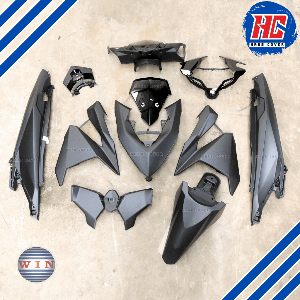 WIN - Satuan Body Halus VARIO 150 / VARIO 125 LED OLD HITAM DOFF