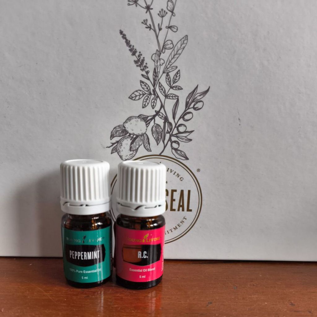 YL paket pancaroba lega young living,peppermint oil young living,rc oil young living,ready stock