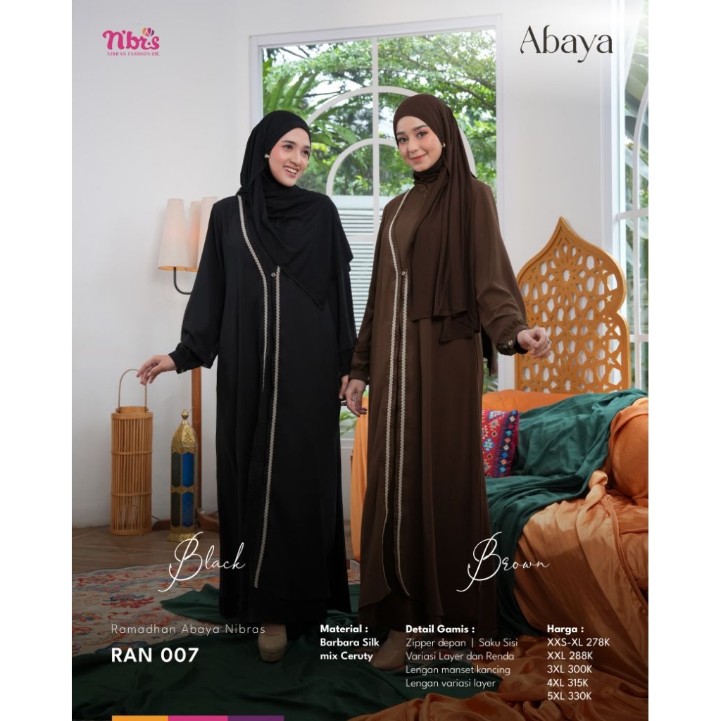 ABAYA N'BRAS 007 NEW ARRIVAL EDISI 2026