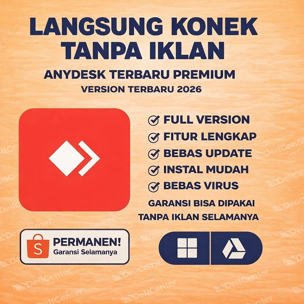 AnyDesk 2026 Versi Terbaru Program Remote Jarak Jauh | Windows Aplikasi Any desk meremot komputer