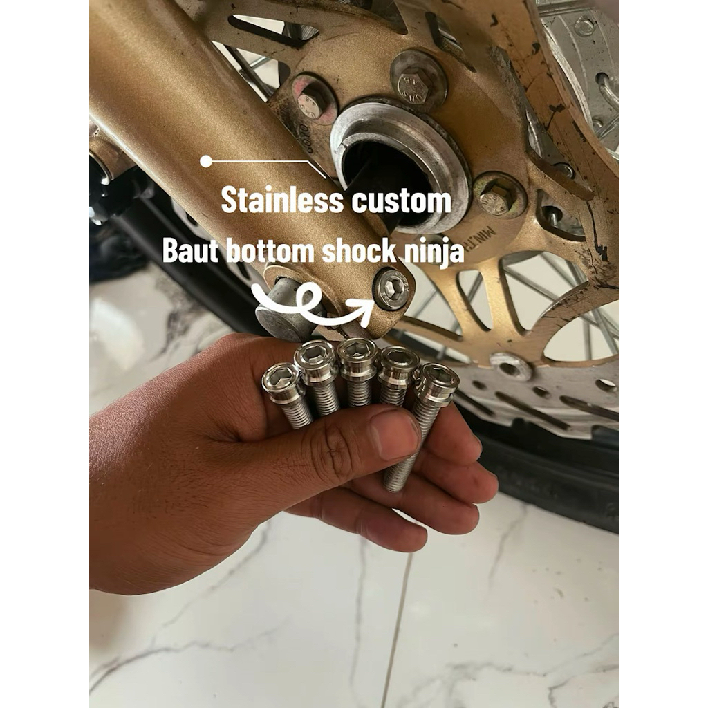Baut bottom kanan shock ninja rr