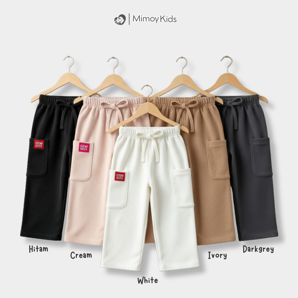 Baggy Pants Anak Laki-Laki dan Perempuan Gombrong Loose Fit Usia 1-8 Tahun