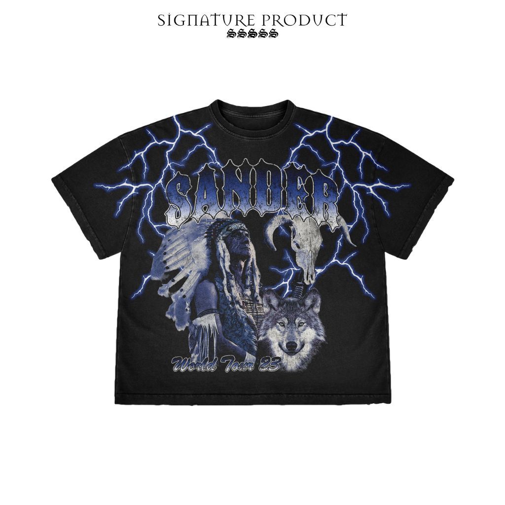 AMERICAN THUNDER NATIVE - SANDERLIMITED SIGNATURE TSHIRT