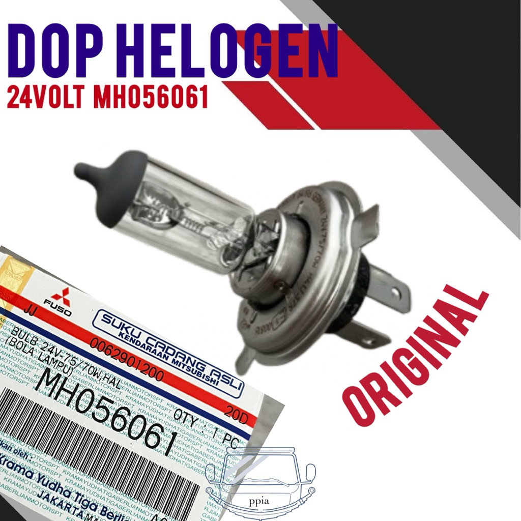 dop helogen original dop halogen original lampu helogen original lampu halogen ori MH056061 bohlam l