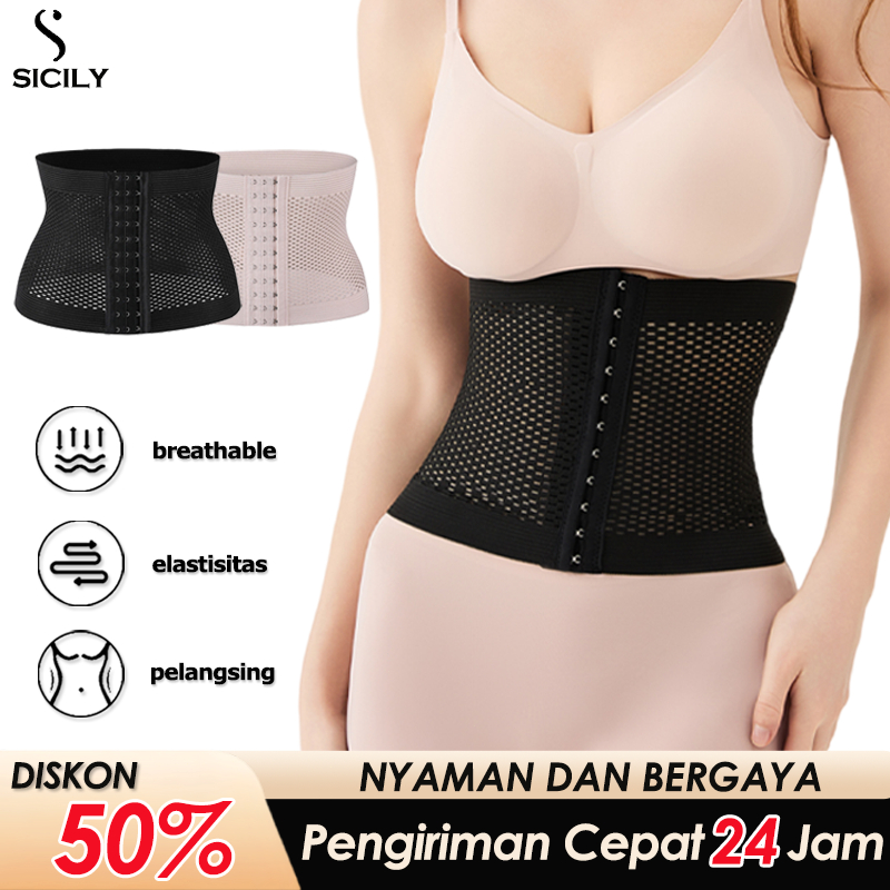 Korset pelangsing perut buncit Korset jumbo Stagen pengecil perut body slimming 8824