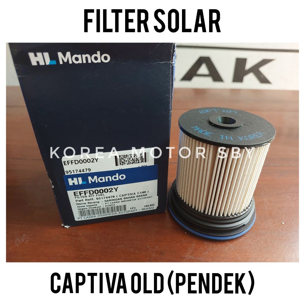 Filter Solar Chevrolet Captiva Diesel Pendek