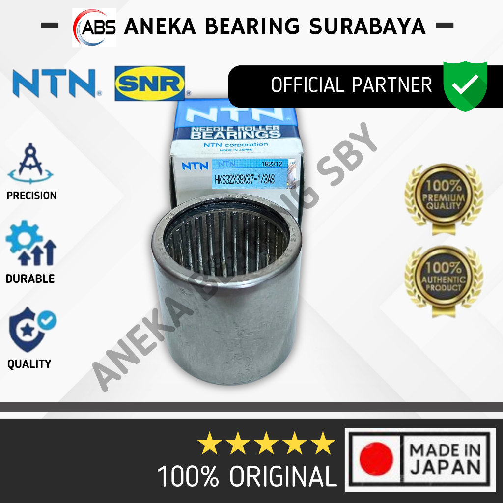 NEEDLE BEARING HKS 32X39X37 NTN ASLI  NEEDLE ROCES HKS32X39X37