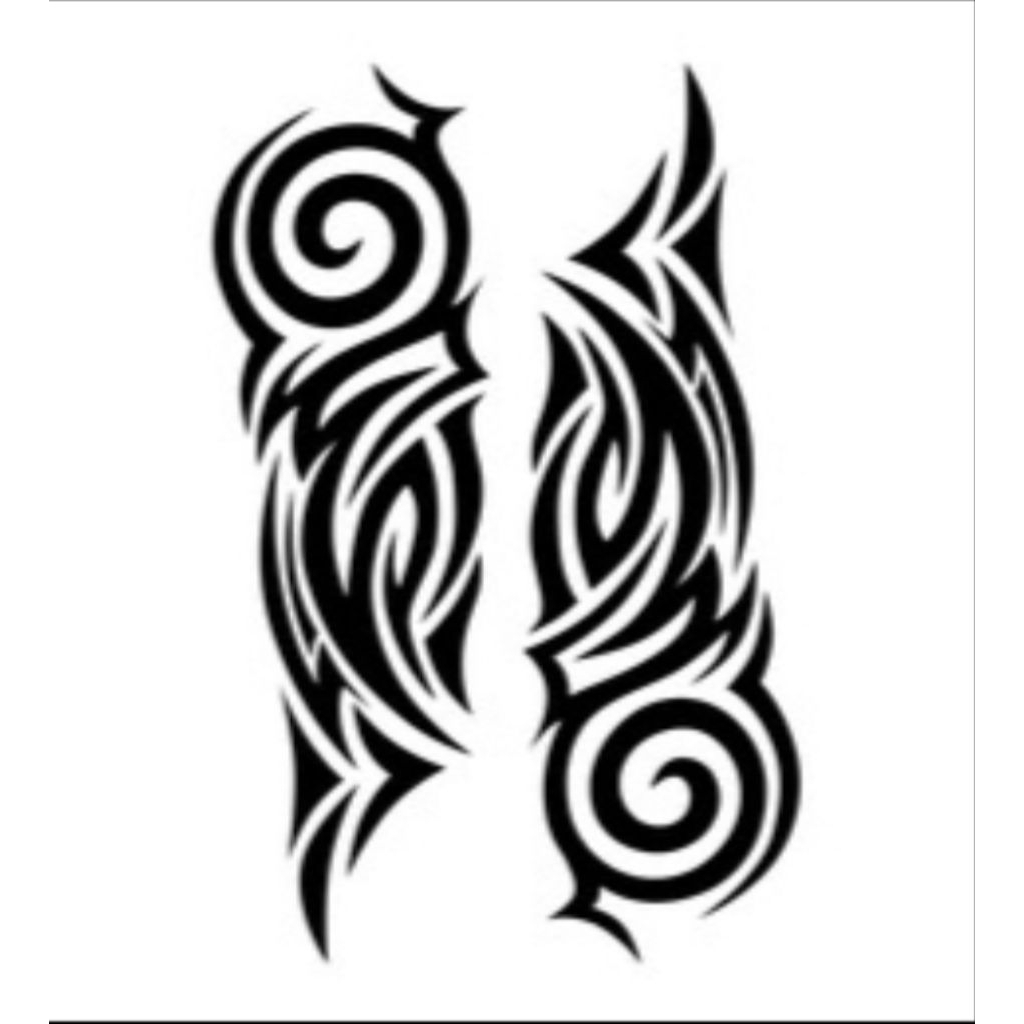tato temporer Tribal tatoo temporari
