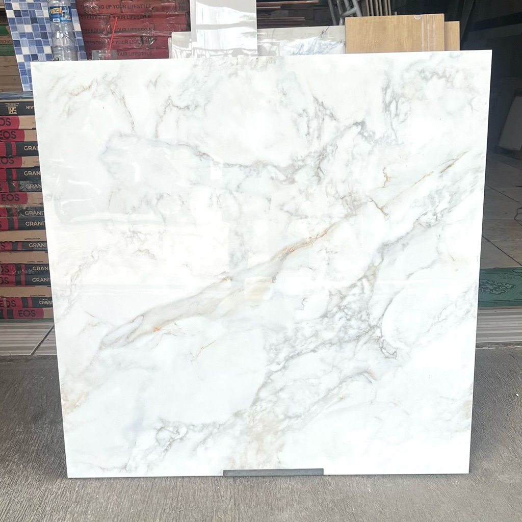 Granit 80x80 Sun Power 80x80 Howlite White | Glazed Polished