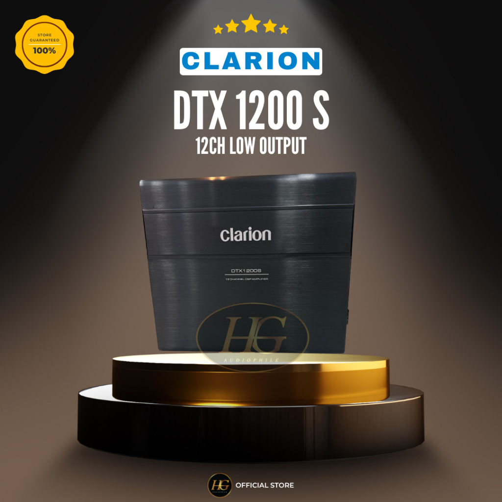 CLARION DSP DTX - 1200S AMPLIFIER 12 CHANNEL