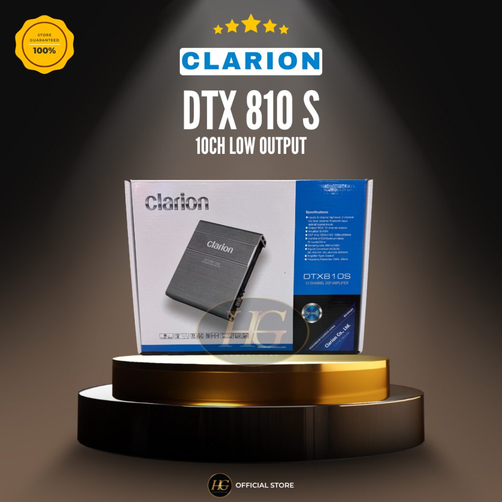 CLARION DSP DTX - 810S AMPLIFIER 10 CHANNEL