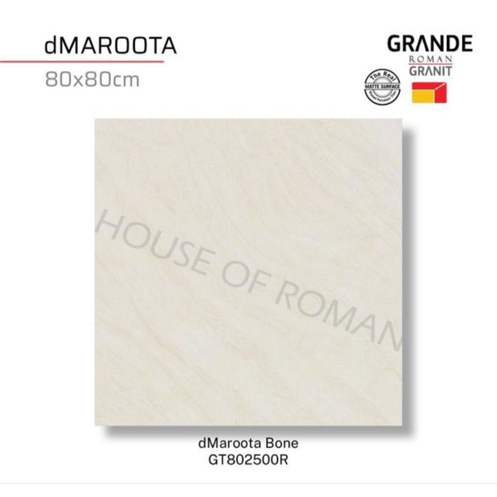Roman Granit GT802500R dMaroota Bone 80x80 Kw1